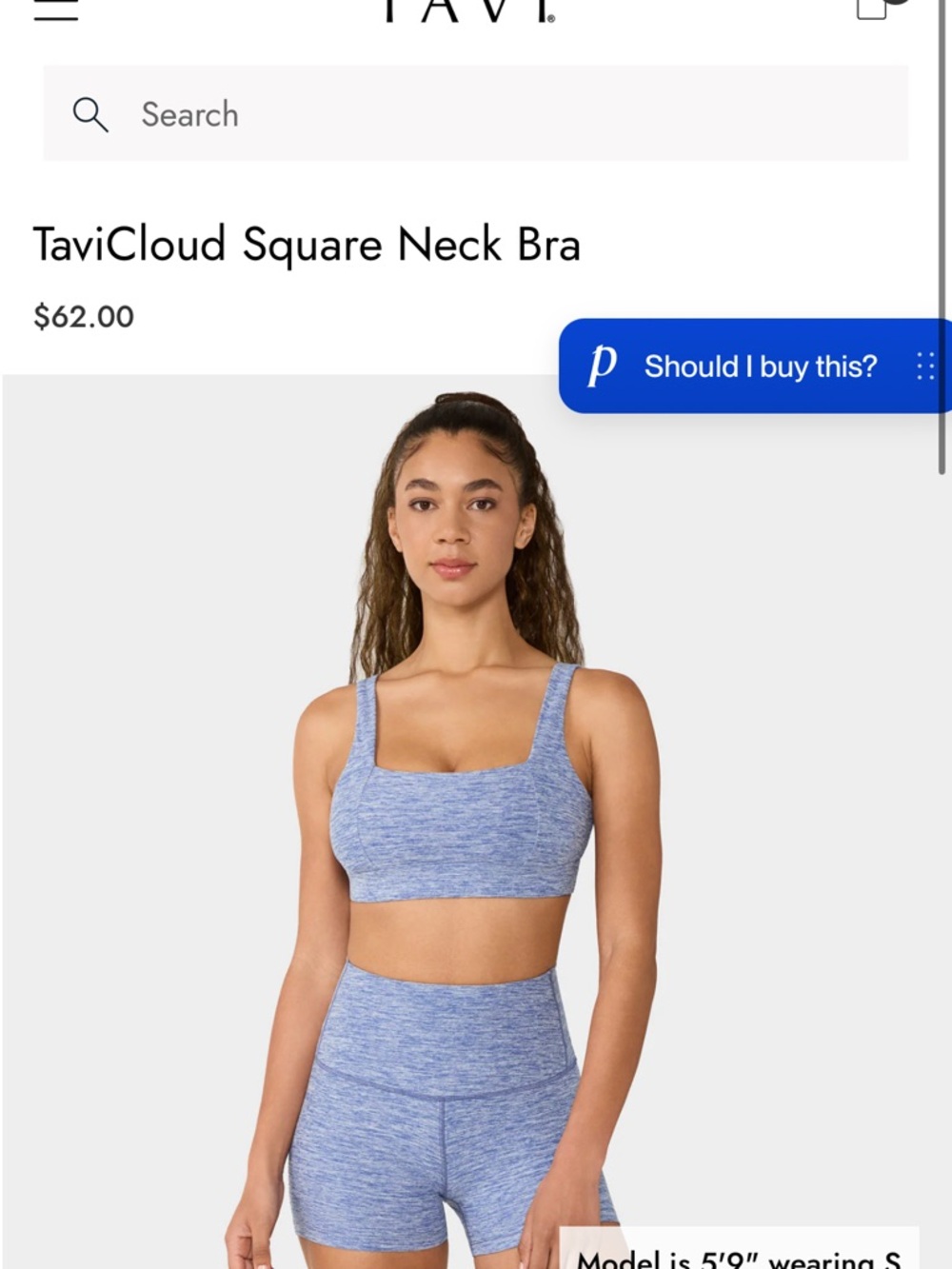 TaviCloud Blue Bike Shorts - Tavi